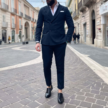 Abito doppiopetto blu navy - FLAG STORE